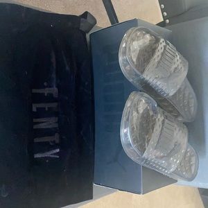 Fenty Puma Jelly Slides Black Size 8.5